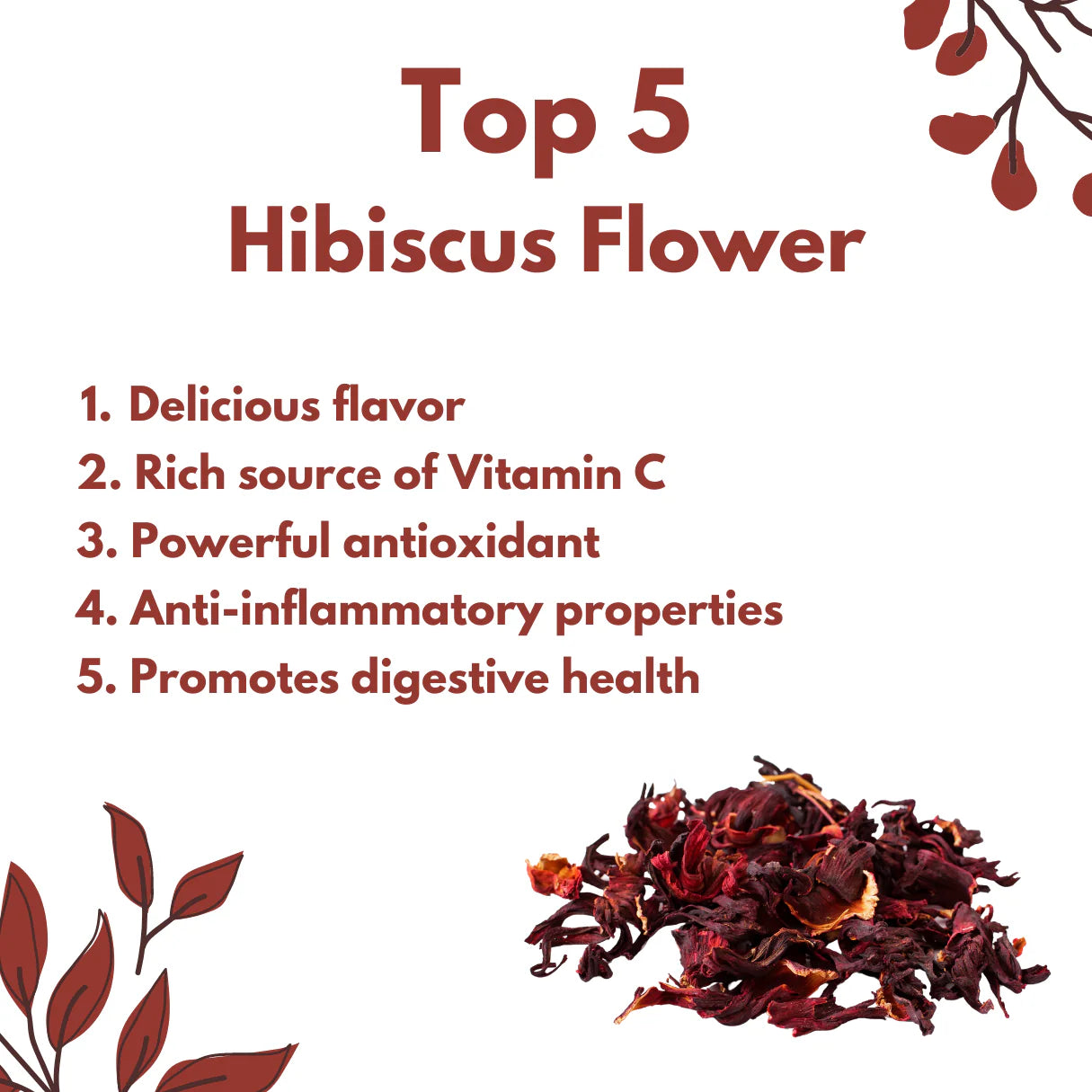 Dry Hibiscus Flowers