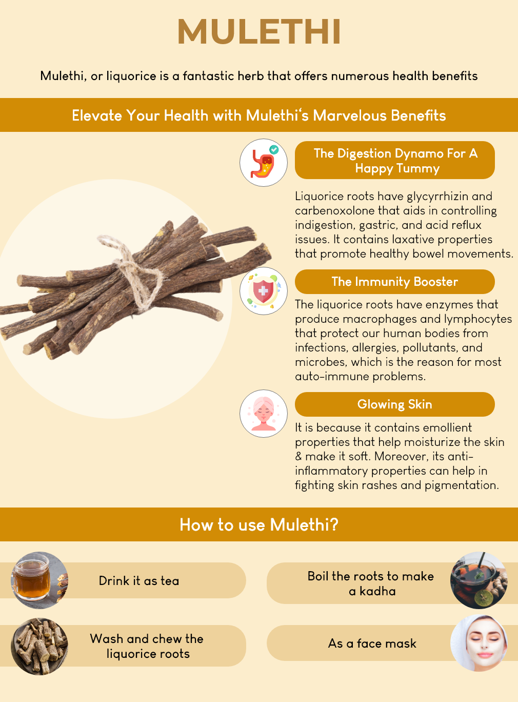 Mulethi Sticks
